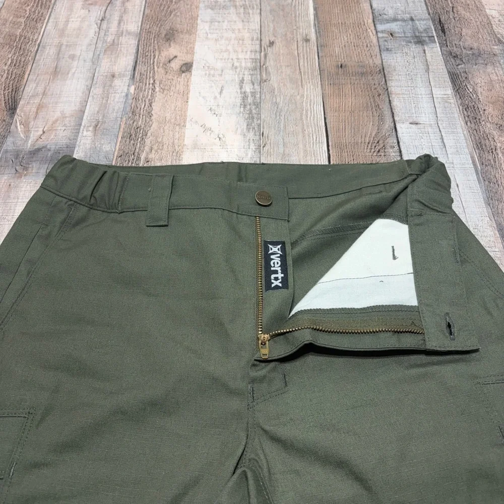 Vertx Phantom LT Cargo Shorts Mens 30 Green Tactical Ripstop F1 VTX8031 Utility